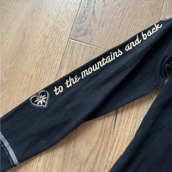 Alp N Rock Black Long Sleeve Tee with Embroidery - Picture 2 of 7